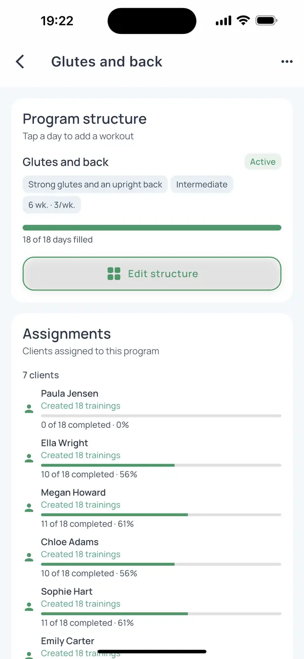 FitFlow app screen